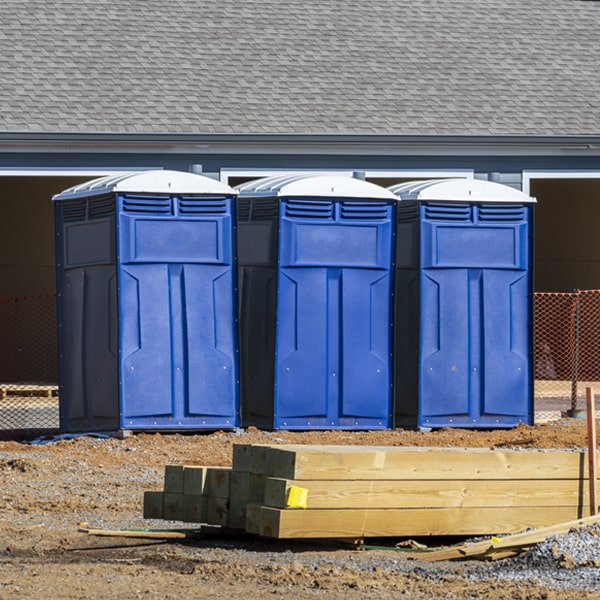 is there a specific order in which to place multiple porta potties in Kit Carson